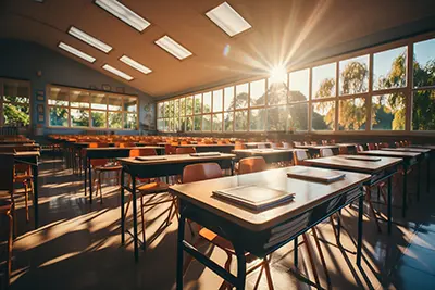 Bancas de escuela